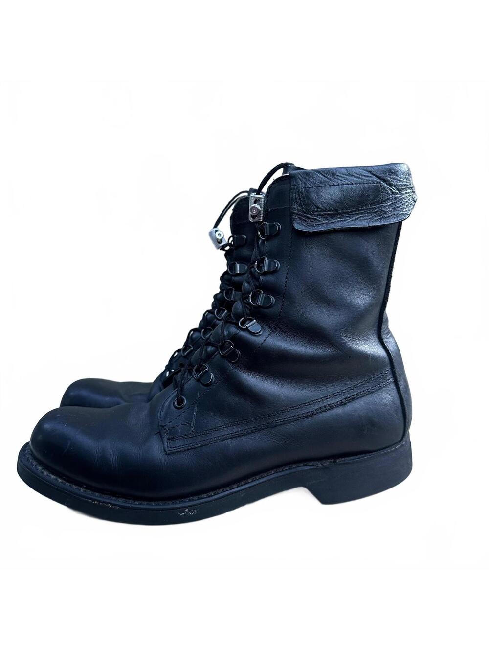 Addison Shoe Co. Steel Toe Men’s Size 9D Military Combat Black Boots USA Made - Picture 2 of 16